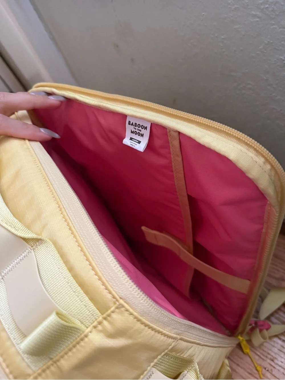 NWT Baboon to the Moon Work Bag in Pollen